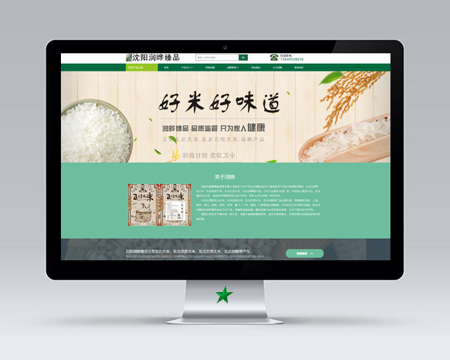 東北大米b2e響應式網(wǎng)站建設項目